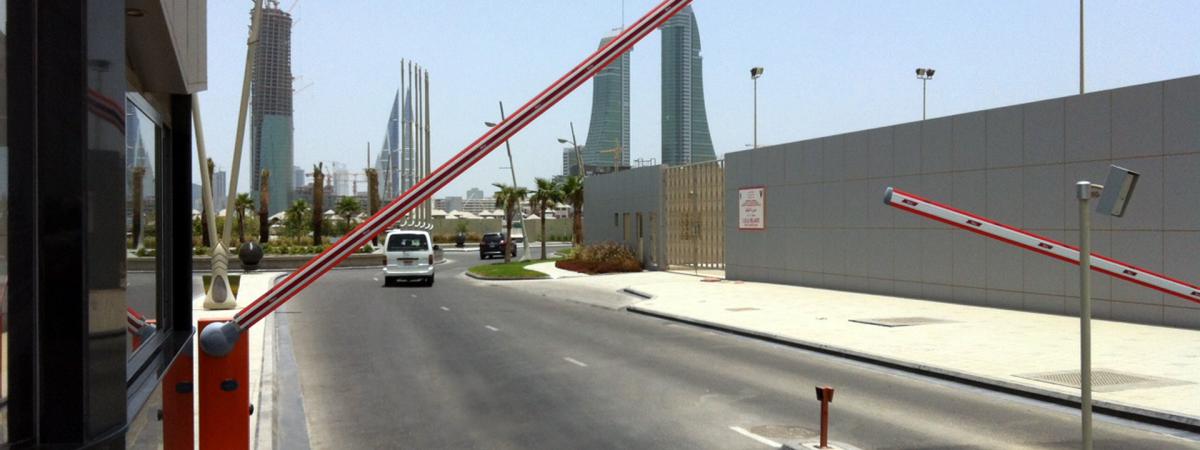 Nice automation at the Al Reef Island access in Manama, Bahrain